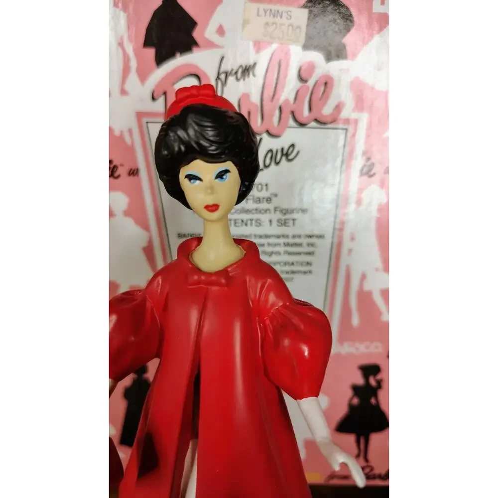 BARBIE DOLL 1993 EnescoFashion Collection Figurine Red Flare Figure - Picture 3 of 6